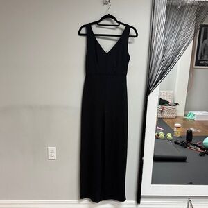 Elegant Black Sleeveless Jumpsuit